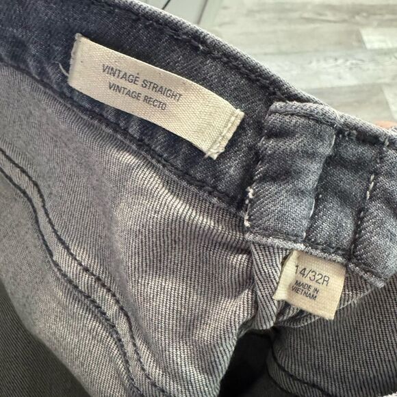 Candiani Denim‎ Milan black distressed straight jeans 14 32R - Picture 5 of 5